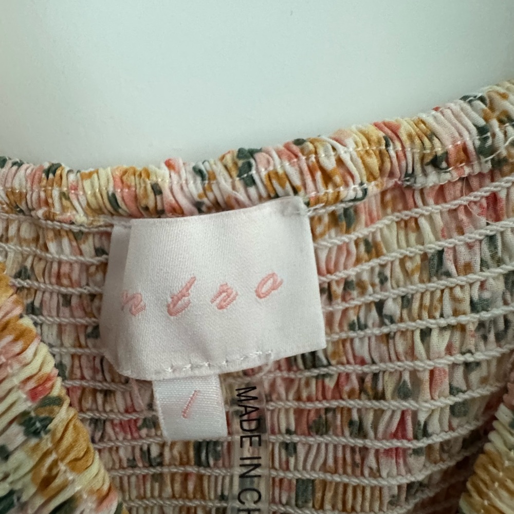 NWHT SOLD OUT PINKBLUSH Yellow Floral Square Neck Ruffle Layered Maternity Maxi - Picture 7 of 11